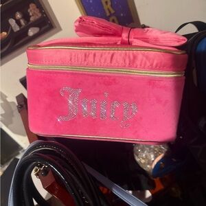 Juicy Couture Pink Cosmetic Bag /Travel case. NWT